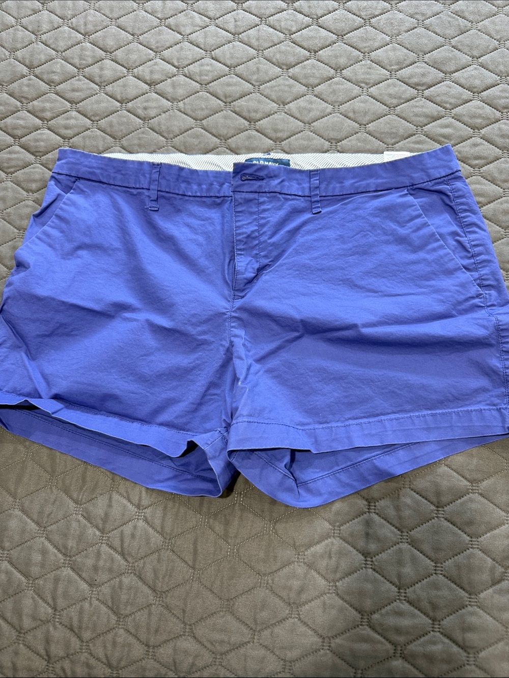 Old Navy Women's Royal Blue Chino Bermuda Shorts